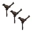 Zingz & Thingz Decorative Cast Iron Animal Wall Hook Collection, 6.5x1x2.5, Seahorse, 2 Count