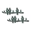 Zingz & Thingz Decorative Cast Iron Animal Wall Hook Collection, 6.5x1x2.5, Seahorse, 2 Count