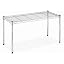 Whitmor 3 Tier Shelving Unit, Metal Storage Shelves, 400 lbs Capacity per Shelf, 1200 lbs Total, Easy Assembly Home Organizer for Pantry, Kitchen, Garage, Plant, 36"L x 14"W x 36"H, Chrome