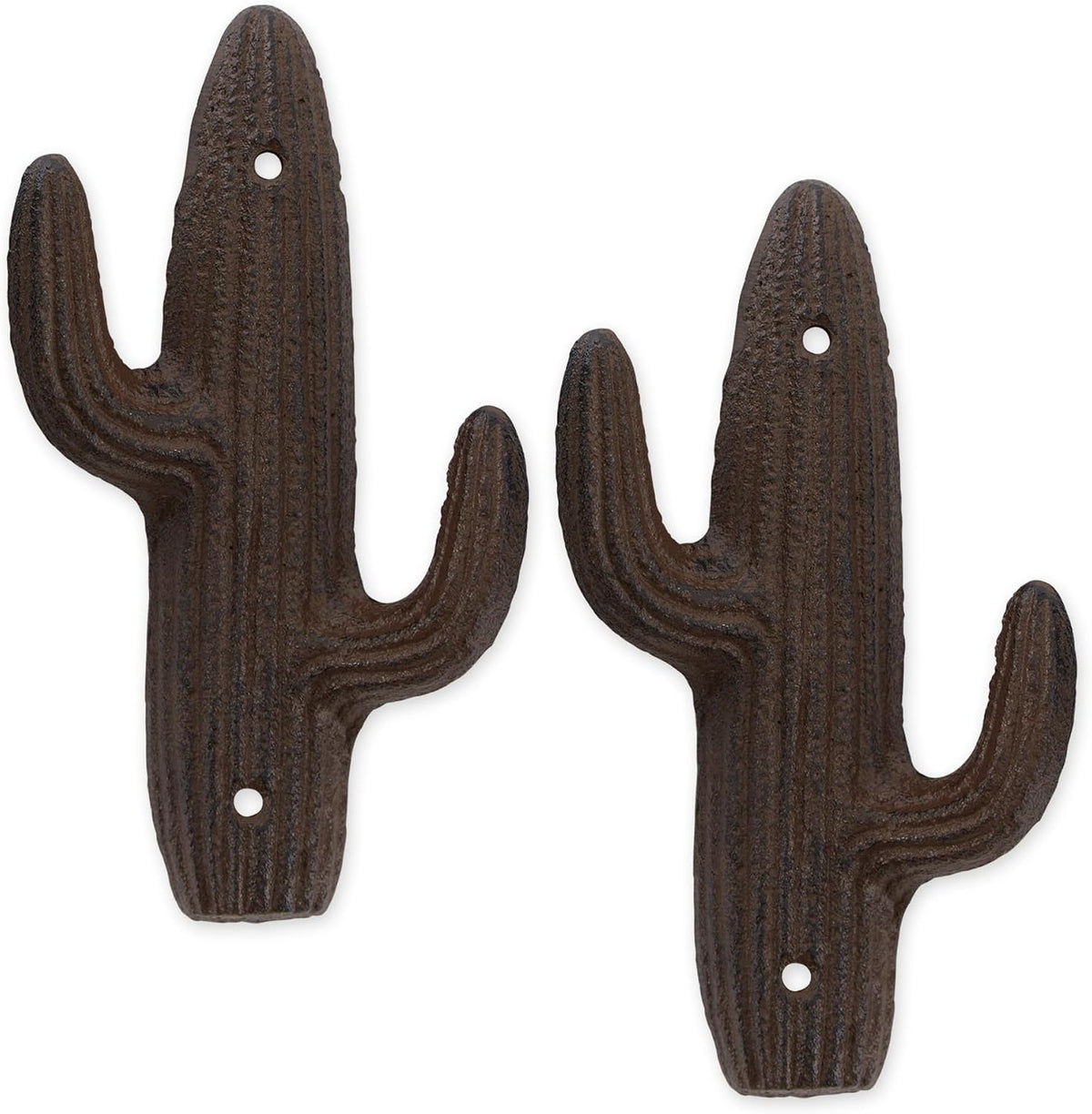 Zingz & Thingz Decorative Cast Iron Animal Wall Hook Collection, 6.5x1x2.5, Seahorse, 2 Count