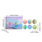 Jaysuing 30gx6pcs Bubble Bath Bombs Aroma Exfoliating Relief Relaxing Aromatherapy Body Wash Cleansing Floral Scent Bombs Shower