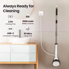 9-in-1 USB Rechargeable Electric Cleaning Brush Telescopic Handle 8 Brush Heads Multi-Surface Cleaner for Home Car