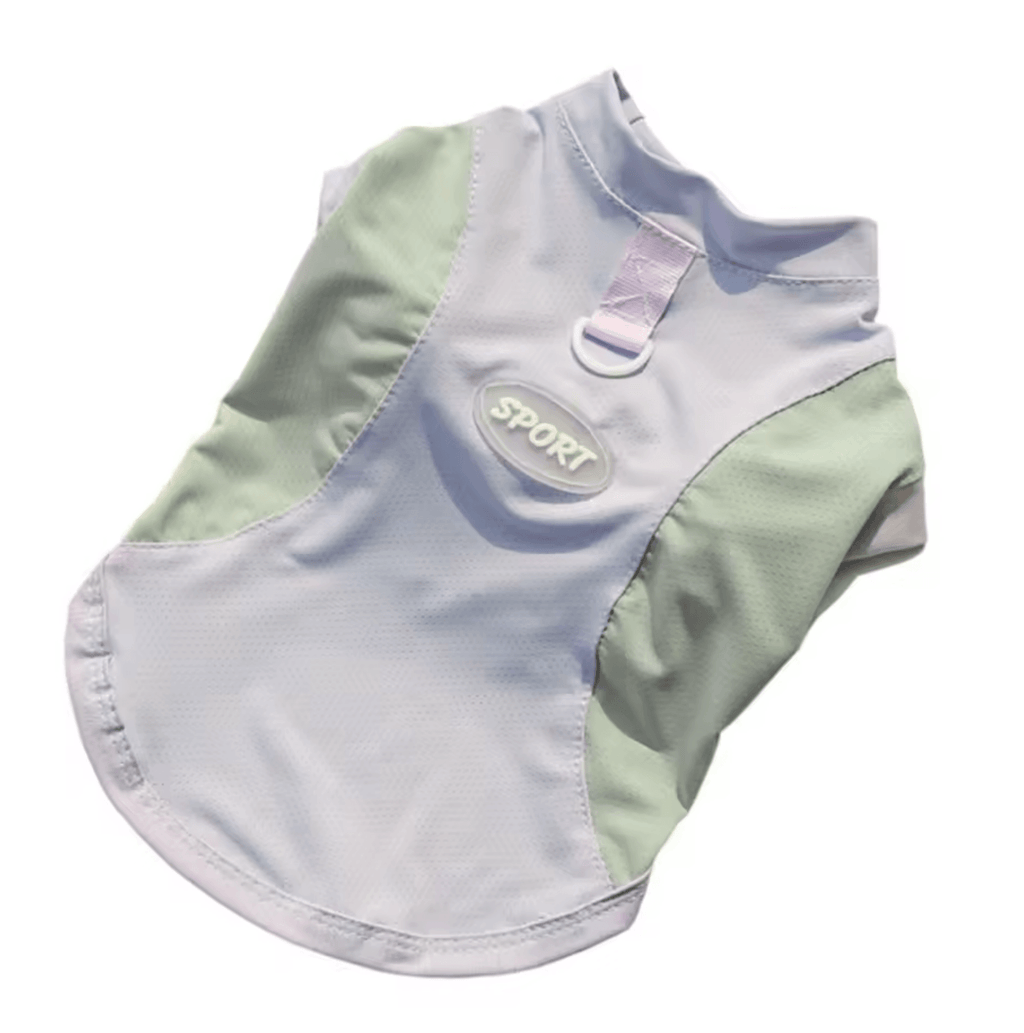 Breathable Mesh Cooling Dog Vest – Lightweight Ice Silk Summer Shirt for Large Dogs
