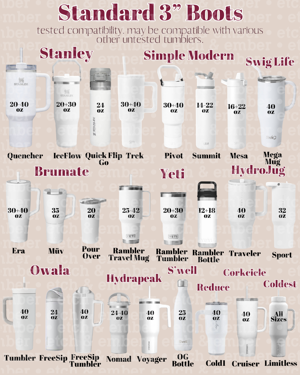 Stanley Cup Boot – GLASS LOGO Waffle Boots™