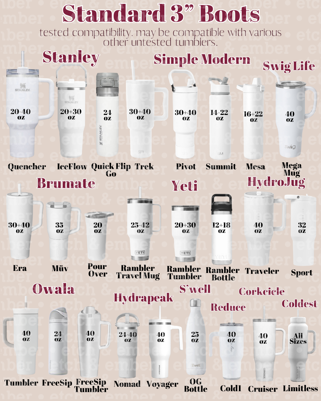 Stanley Cup Boot – GLASS LOGO Waffle Boots™