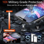 Milomdoi iPhone 11 Screen & Camera Protector 4 Pack, Tempered Glass
